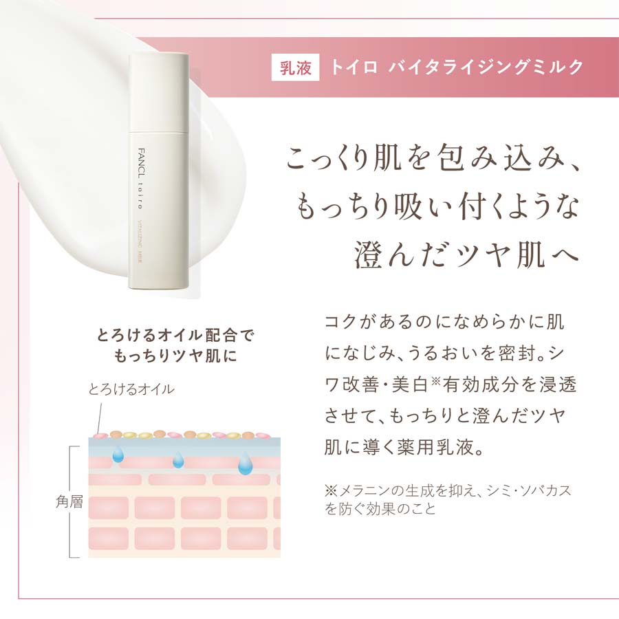 トイロ バイタライジングミルク＜医薬部外品＞（乳液）
